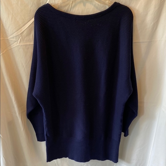 Ralph Lauren Deep Blue Button-Shoulder Sweater - Picture 7 of 9